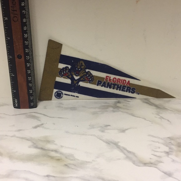 Calling All Hockey Fans! 🏒 Snag this Vintage Florida Panthers Pennant for Your - Picture 3 of 5